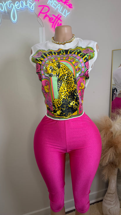 💖 Pretty Pressure Leggings (Hot Pink)