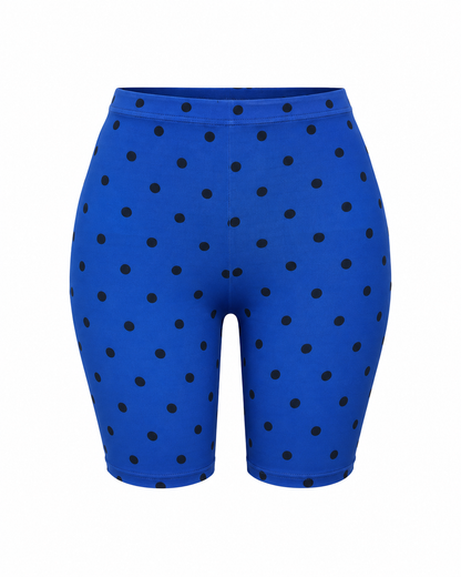 Blue Dot Biker Shorts 💙🖤