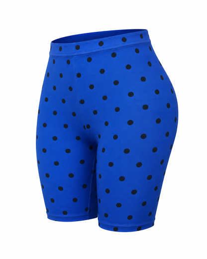 Blue Dot Biker Shorts 💙🖤