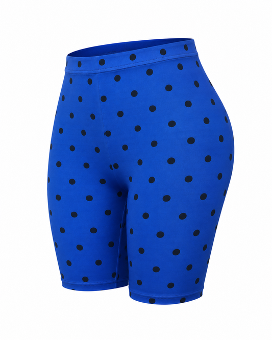 Blue Dot Biker Shorts 💙🖤