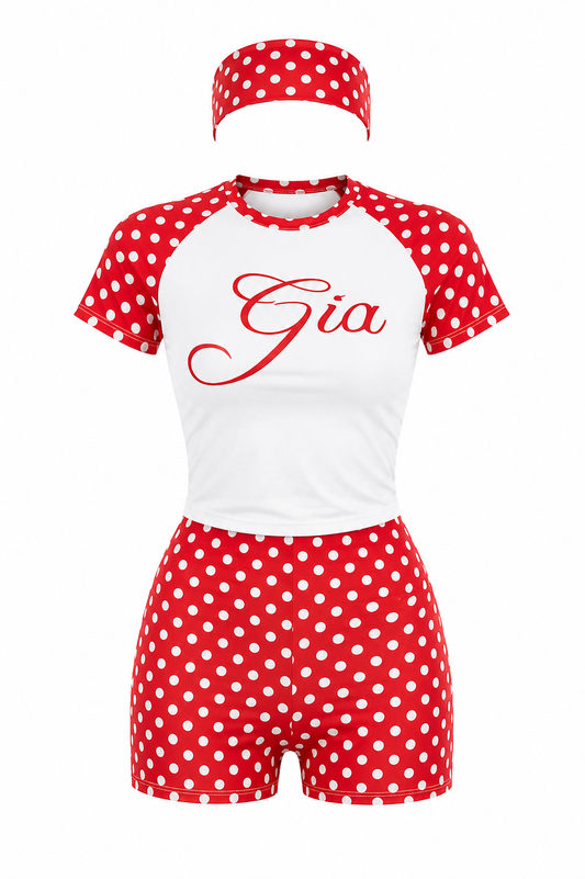 Gia: Cherry Dot Set 🍒